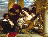 William Etty The Duet painting